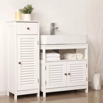 Songmics Szafka azienkowa pod umywalk 60 cm