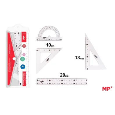 Mp Main Paper Zestaw geometryczny 4el w etui