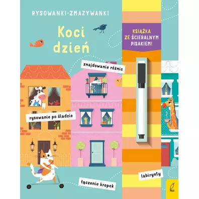 Rysowanki-zmazywanki. Koci dzie�