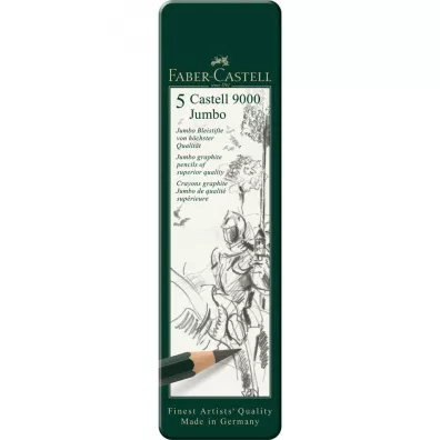 Faber-Castell Zestaw o��wk�w Castell 9000 Jumbo 5 szt.