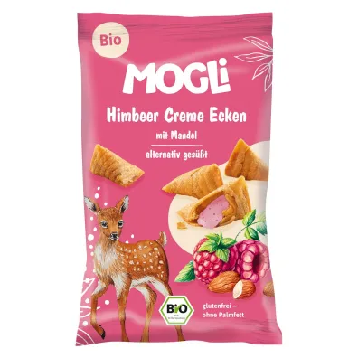 Mogli Ro�ki z kremem migda�owo-malinowym bezglutenowe 30 g Bio