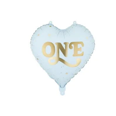 PartyDeco Balon foliowy Serce One 45cm