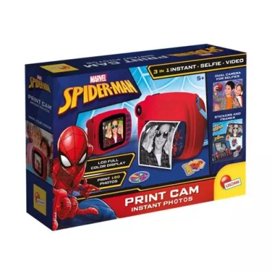 Spiderman aparat fotograficzny z drukark Lisciani