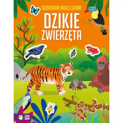 Dzikie zwierz�ta. Ozdabiam naklejkami