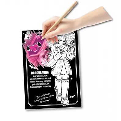 Monster High. Zdrapuj, koloruj, naklejaj