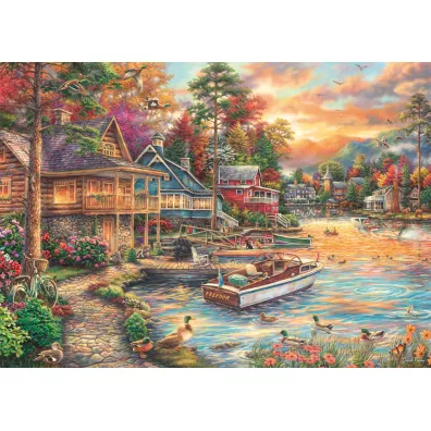 Puzzle 1000 el. PQ Chuck Pinson Domek na wakacje Schmidt Spiele-Puzzle
