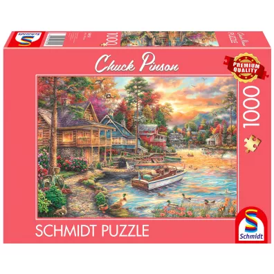 Puzzle 1000 el. PQ Chuck Pinson Domek na wakacje Schmidt Spiele-Puzzle