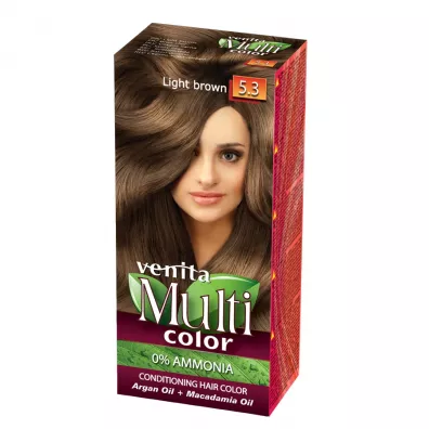 Venita MultiColor pielgnacyjna farba do wosw 5.3 Jasny Brz 100 ml