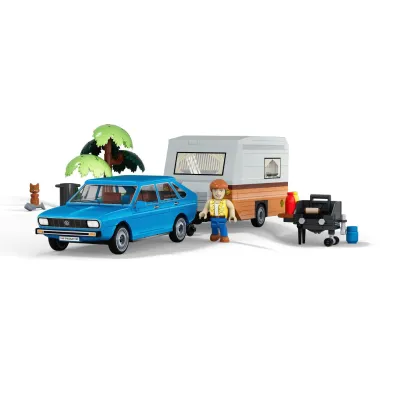 Action town COBI klocki Volkswagen Passat B1 With Caravan COBI-24643