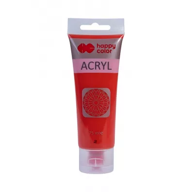 Happy Color Farba akrylowa czerwona 75ml