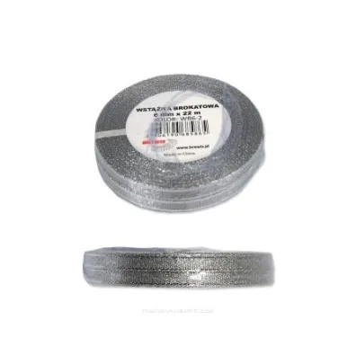 Brewis Wst��ka brokatowa 6mm WB6-2 srebrna