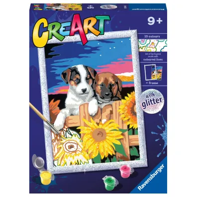 Malowanie po numerach CreArt - Psiaki Ravensburger
