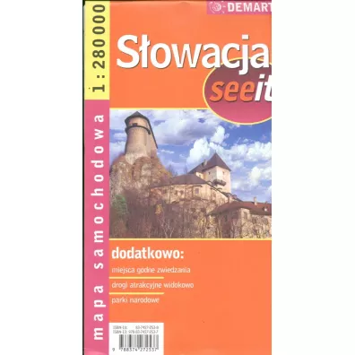 Mapa samochodowa S�owacja 1:280 000