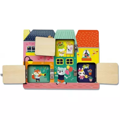 Drewniana tablica zamk�w/zatrzask�w Ses Creative