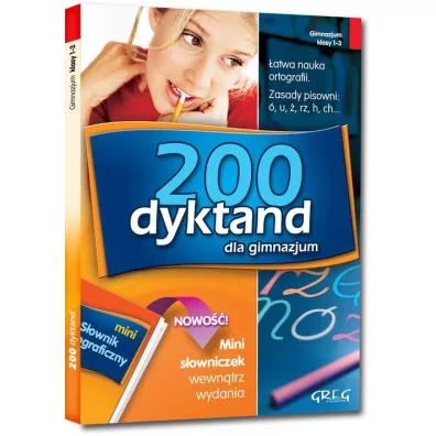 200 dyktand dla gimnazjum + mini s�owniczek