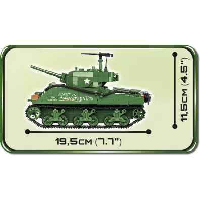 Historical collection wwii COBI klocki Czo�g Sherman M4A3E2 Jumbo COBI-2550