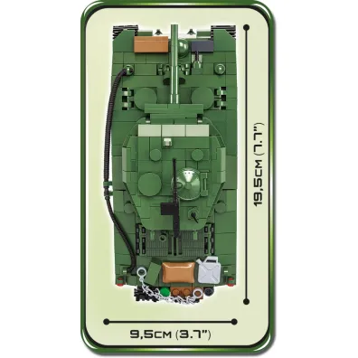 Historical collection wwii COBI klocki Czo�g Sherman M4A3E2 Jumbo COBI-2550