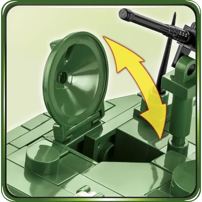 Historical collection wwii COBI klocki Czo�g Sherman M4A3E2 Jumbo COBI-2550