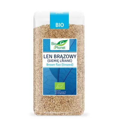 Bio Planet Len brzowy-siemi lniane 400 g Bio