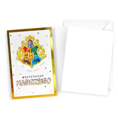 Kukartka Karnet DHS-017 Wszystkiego magicznego  Harry Potter