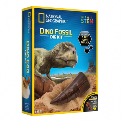 National Geographic. Zestaw wykopaliskowy. Skamieliny dinozaura
