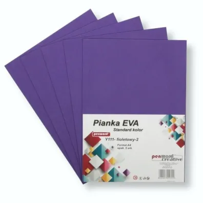 Penword Pianka standard A4 Eva fioletowa 5szt