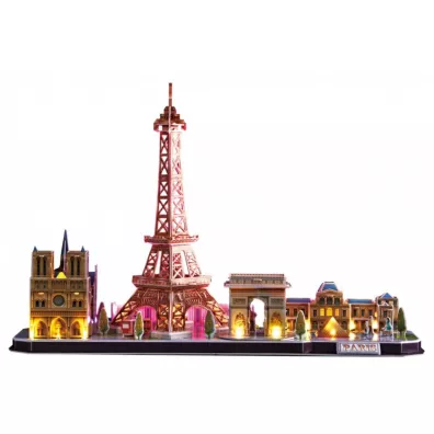 Puzzle 3D 115 el. Pary� LED Cubic Fun