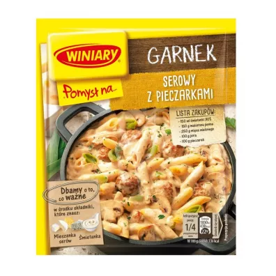 Winiary Pomys� na... Garnek serowy z pieczarkami 34 g