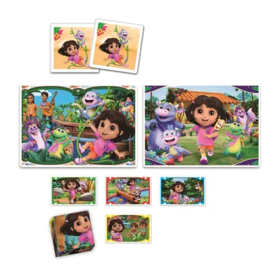 Puzzle 30+48 el. 4w1 Edukit Dora Clementoni