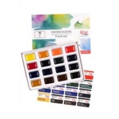 Koh-I-Noor Zestaw farb akwarelowych w kostkach 16 kolor�w