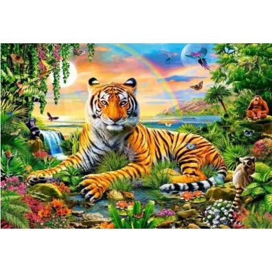 Norimpex Diamentowa mozaika - Tygrys, rajskie wybrze�e 1007282 30x40cm