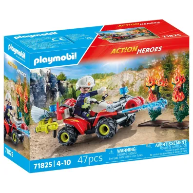 Playmobil Action Heroes Quad stra�y po�arnej w akcji 71825