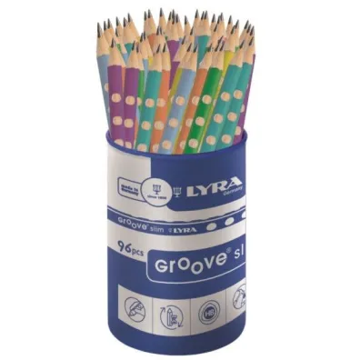 O��wek Lyra Groove slim pastelowe HB 96szt w opakowaniu