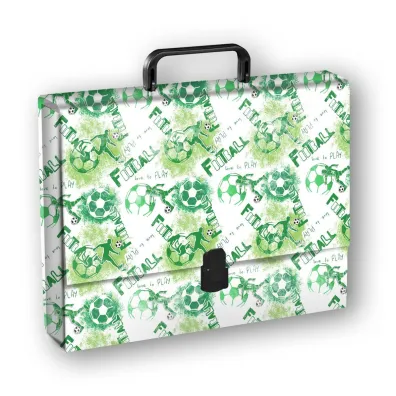 Penmate Teczka z r�czk� a4 t 0129 football folia mat nierysuj�ca