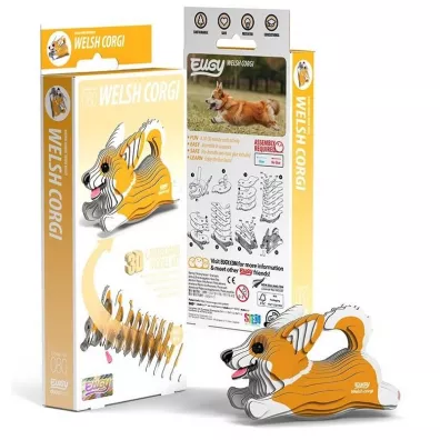 Pies Corgi Eugy. Eko Uk�adanka 3D