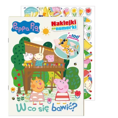 Peppa Pig. Naklejki na numerki. W co si bawi?