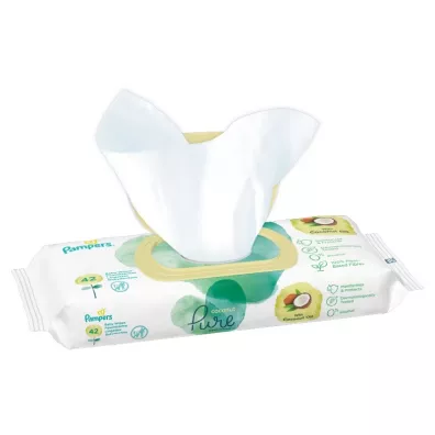 Pampers Coconut Pure Chusteczki nawil�aj�ce dla dzieci 9 x 42 szt.