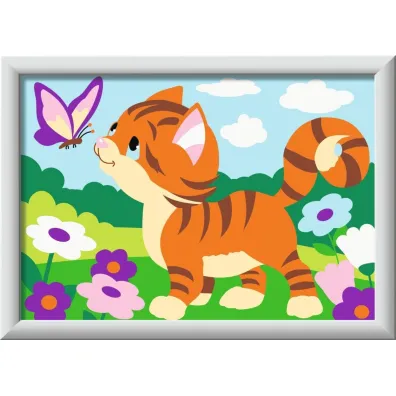 CreArt for Kids Cat with butterfly Ravensburger