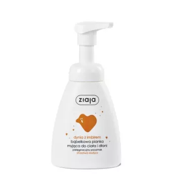 Ziaja B�belkowa pianka myj�ca do cia�a i d�oni Dynia z Imbirem 250 ml