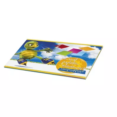 Koma-Plast Zeszyt papier�w kolorowych samoprzylepnych A4