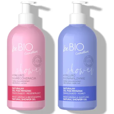 beBIO Ewa Chodakowska Zestaw eli pod prysznic: bioRegeneracja + bioNawilanie 2 x 350 ml