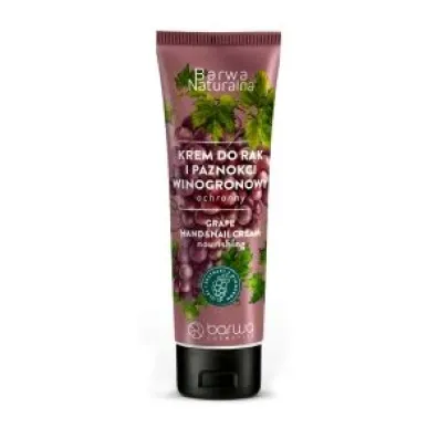 Barwa Naturalna Krem ochronny do r�k i paznokci Winogronowy 100 ml