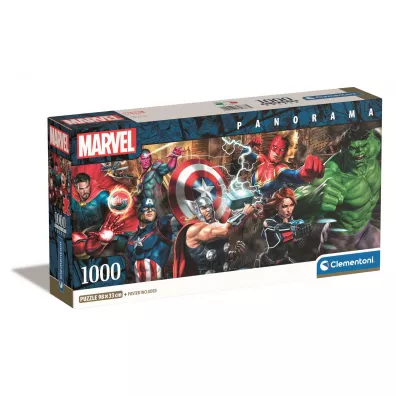 Puzzle 1000 el. Panorama - The Avengers Clementoni