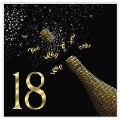Serwetki Lunch 18th Golden Champagne SLOG054901 33x33 20 szt.op.