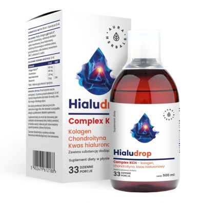Aura Herbals Hialudrop complex KCH - Suplement diety 500 ml