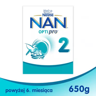 Nestle Nan Optipro 2 Mleko nastpne dla niemowlt po 6 miesicu 650 g