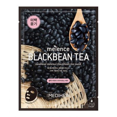 Mediheal Meience Blackbean Tea maska w płachcie rozjaśniająco nawilżająca 25 ml
