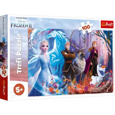Puzzle 100 el. Magia Krainy Lodu Trefl