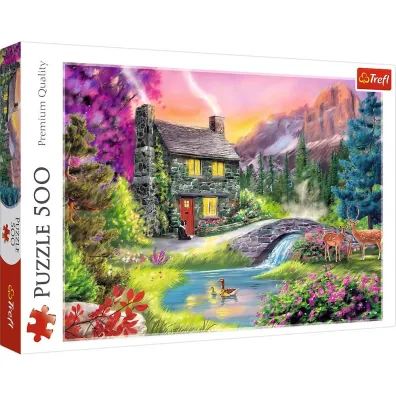 Puzzle 500 el. G�rska sielanka Trefl