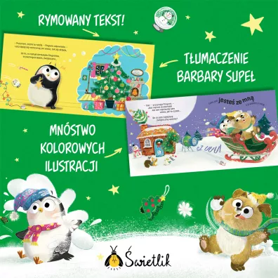 Idealne �wi�ta. Pingwinek i szczeniak
